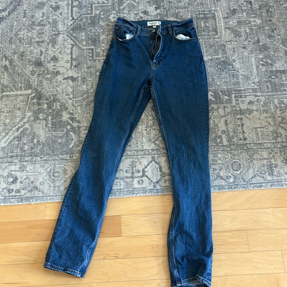 Abercrombie & Fitch High Rise 90’s Straight Jeans